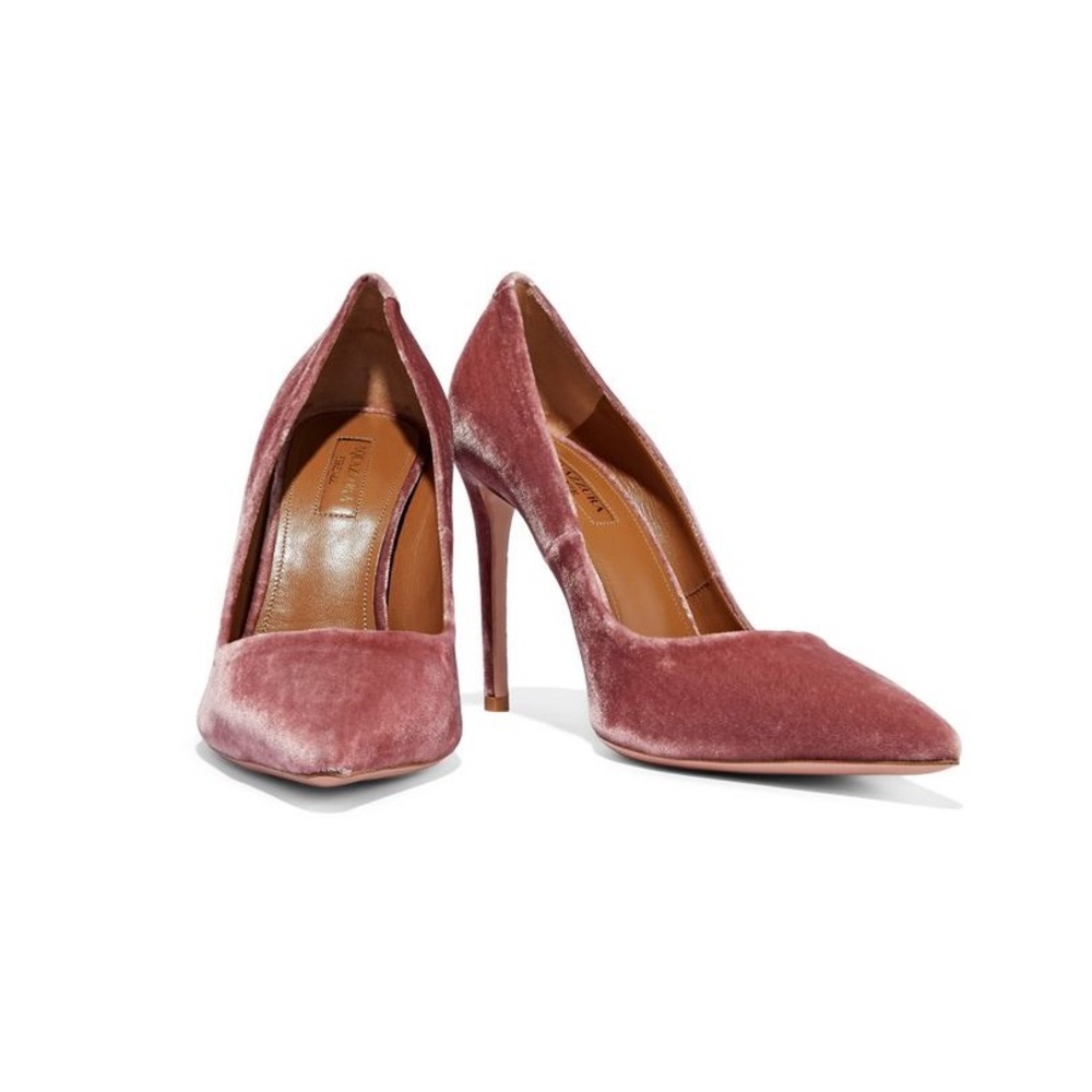 Aquazzura NWT Simply Irresistible Velvet Pumps
